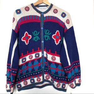 Vintage Deadstock 80's Retro Textured Sweater